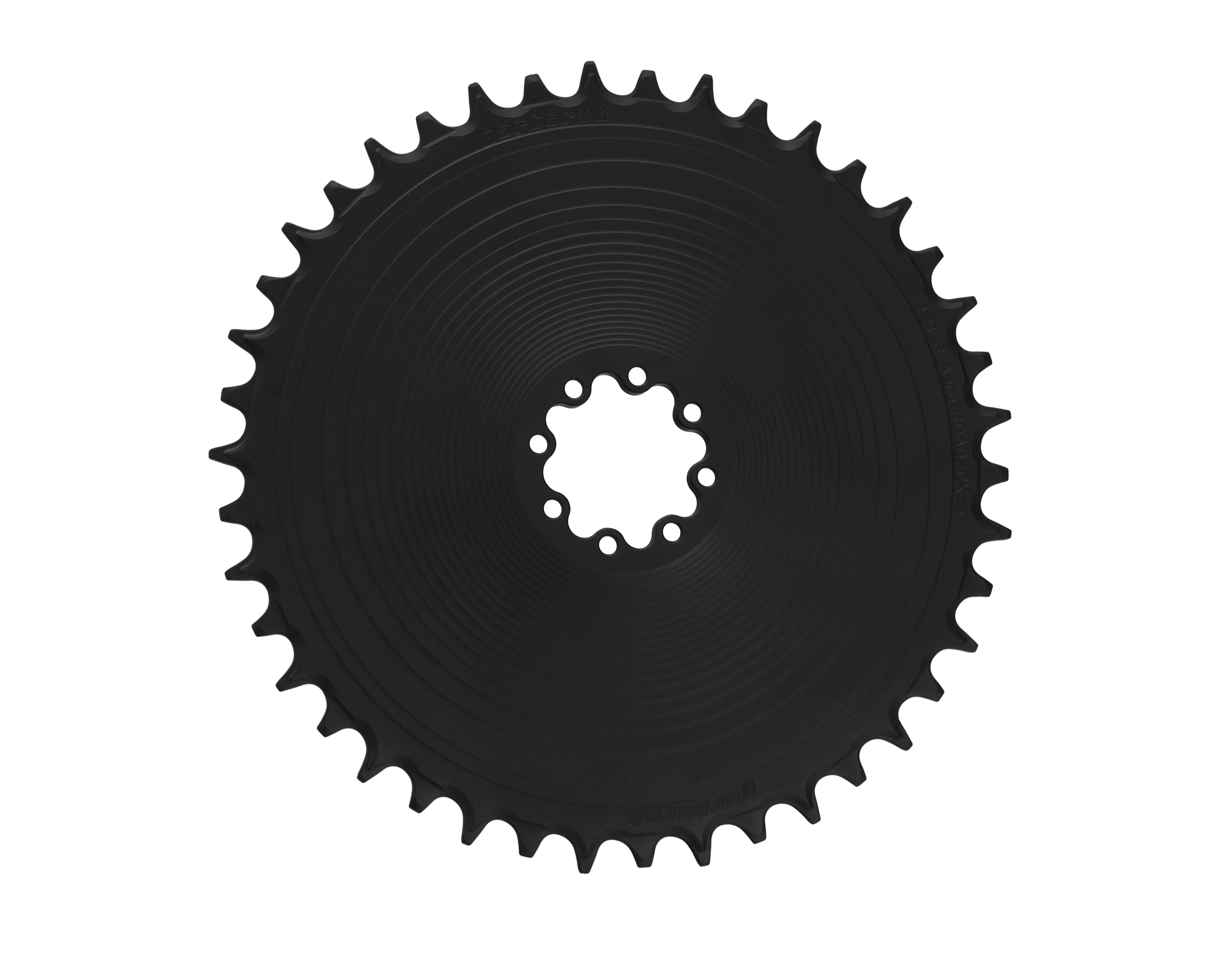 MATTE BLACK AERO chainring for SRAM 8-bolt | Garbaruk global store